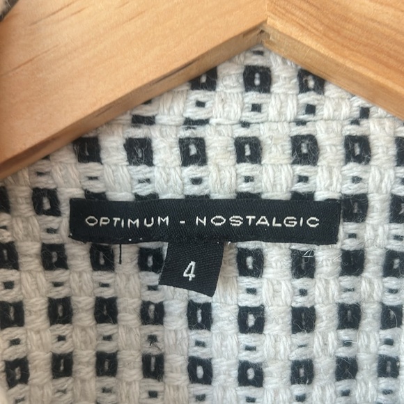 Optimum Nostalgic Wool Blend 3/4 Length Coat Women’s Vintage Style Size 4 - Picture 8 of 16